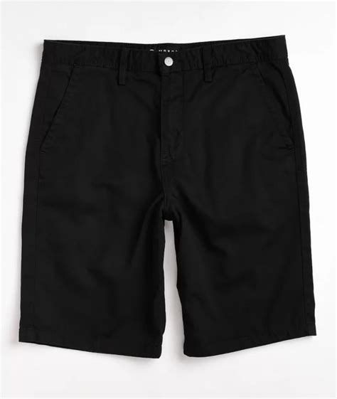 Black Chino Shorts 